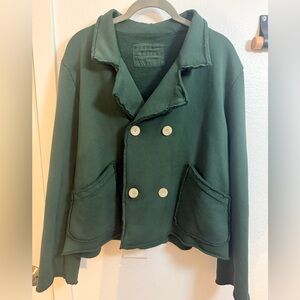 Frank & Eileen TEE LAB LAB CROP jacket made in the USA